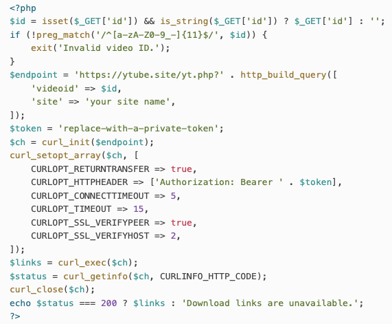 code